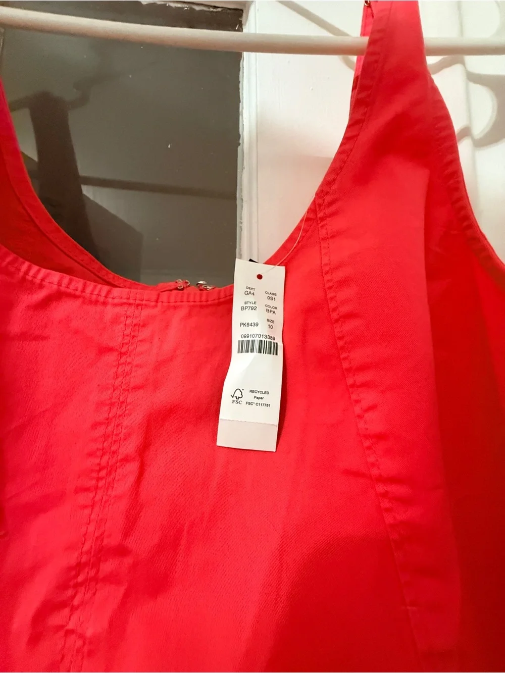 J crew pink dress - this is under the Re-imagined line - 98% cotton NWT